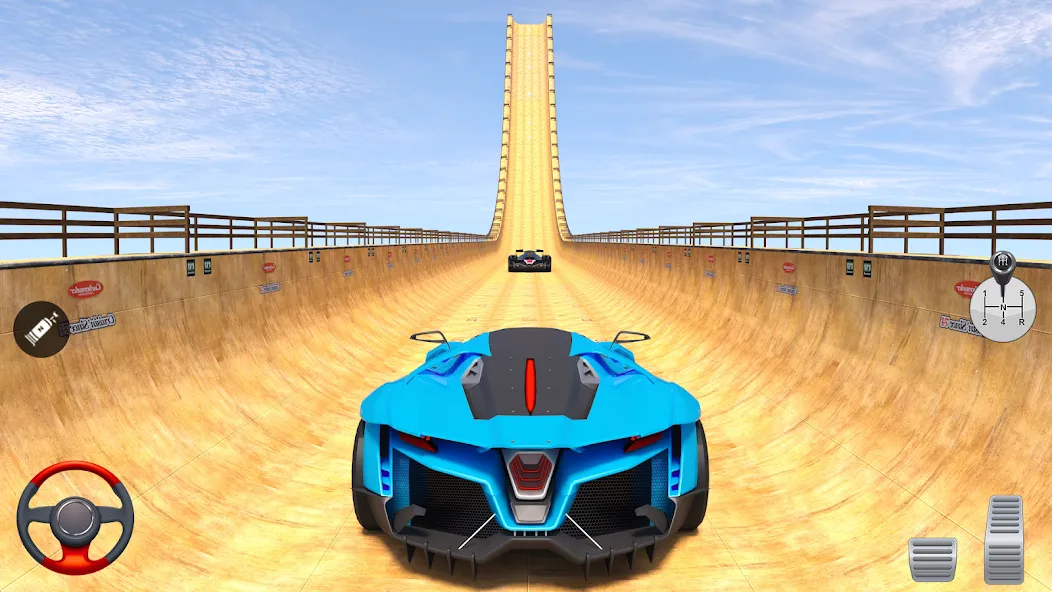 Скачать Superhero Car: Mega Ramp Games (Рамп Кар Гейм) взлом на бесконечные деньги + мод меню screen 4