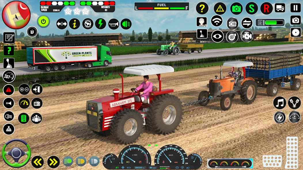 Скачать Farming Tractor Game Simulator (Фарминг Трактор Игра Симулятор) взлом на бесконечные деньги + мод меню screen 4