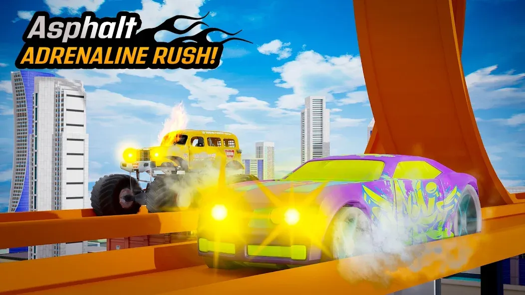 Скачать Nano Monster Truck Jam Game взлом на бесконечные деньги + мод меню screen 3