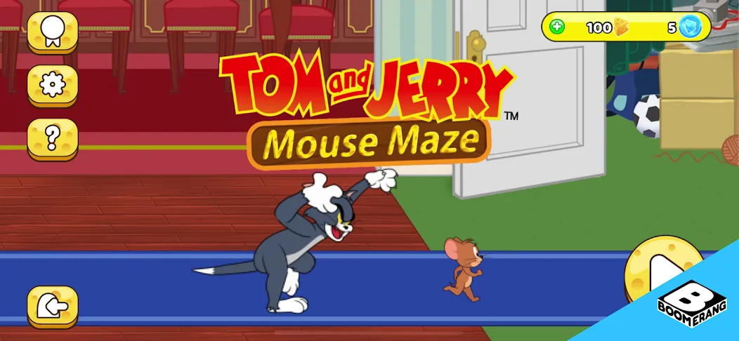 Скачать Tom & Jerry: Mouse Maze взлом на бесконечные деньги + мод меню screen 1