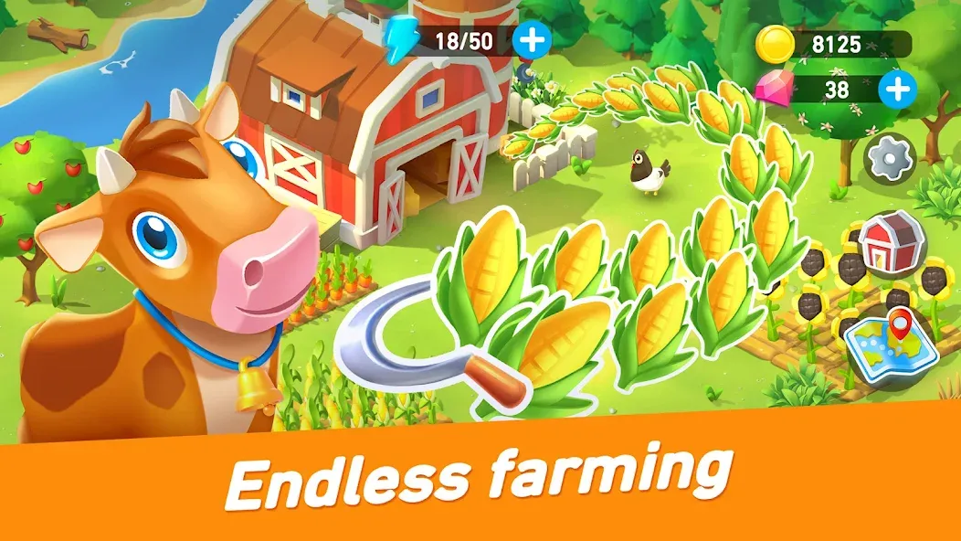 Скачать Goodville: Farm Game Adventure (Гудвилль) взлом на бесконечные деньги + мод меню screen 4