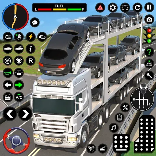 Скачать Car Transport — Truck Games 3D взлом на бесконечные деньги + мод меню screen 1