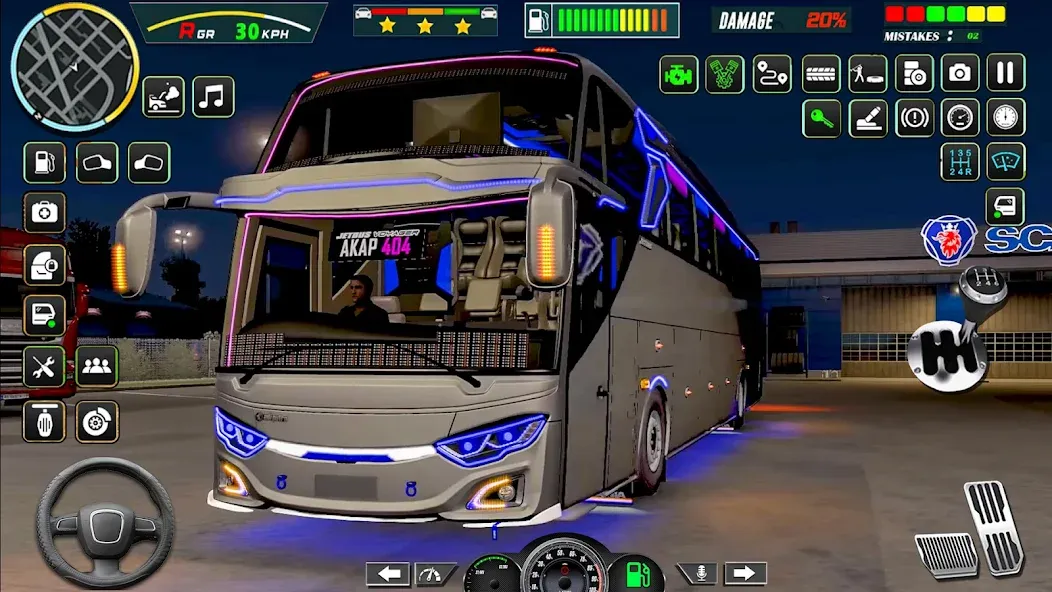 Скачать Public Coach Bus Driving Game (Паблик Коуч Бас Драйвинг Гейм) взлом на бесконечные деньги + мод меню screen 1