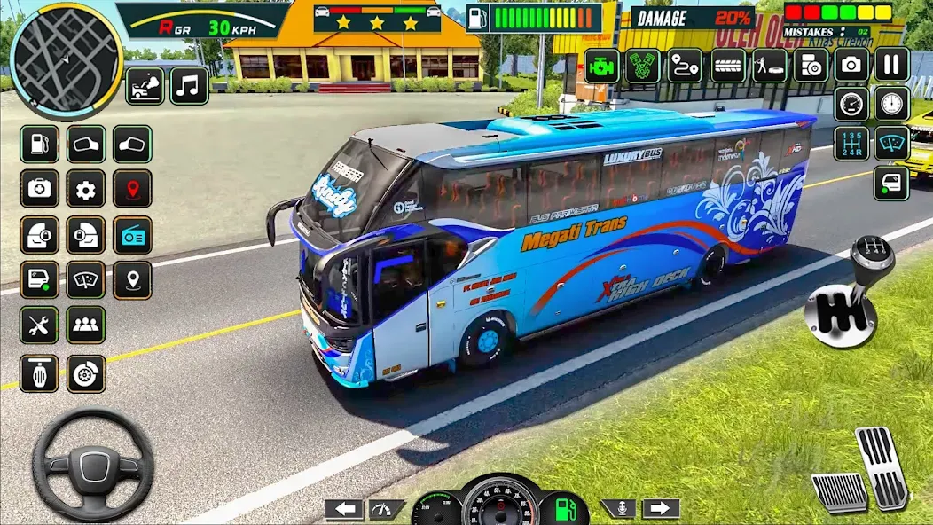 Скачать Public Coach Bus Driving Game (Паблик Коуч Бас Драйвинг Гейм) взлом на бесконечные деньги + мод меню screen 4