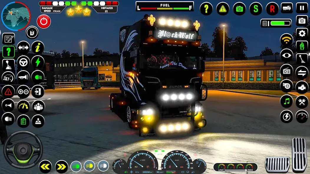 Скачать Truck Driving Euro Truck Game взлом на бесконечные деньги + мод меню screen 1