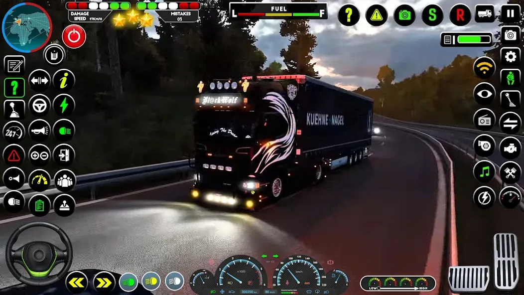 Скачать Truck Driving Euro Truck Game взлом на бесконечные деньги + мод меню screen 2