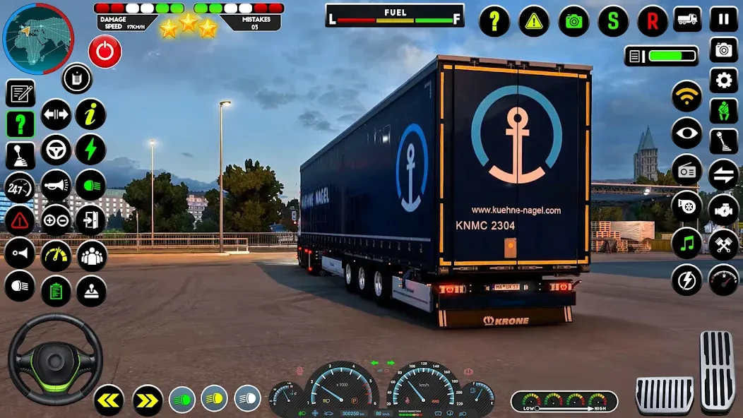 Скачать Truck Driving Euro Truck Game взлом на бесконечные деньги + мод меню screen 3