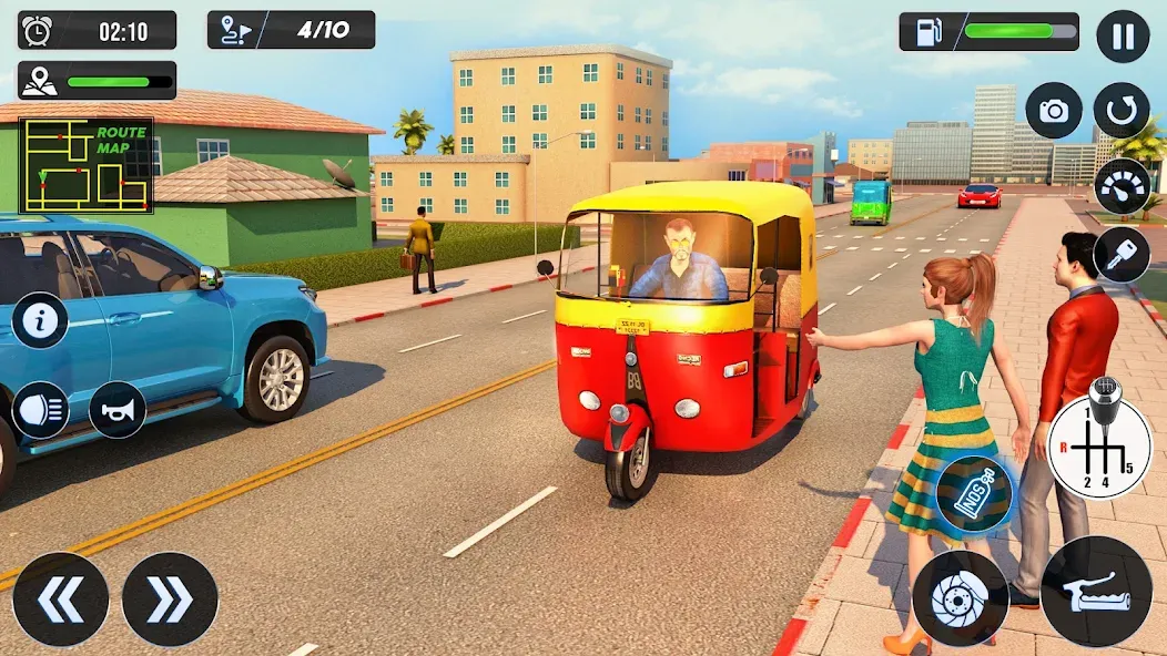 Скачать Tuk Tuk Auto Driving Games 3D взлом на бесконечные деньги + мод меню screen 3