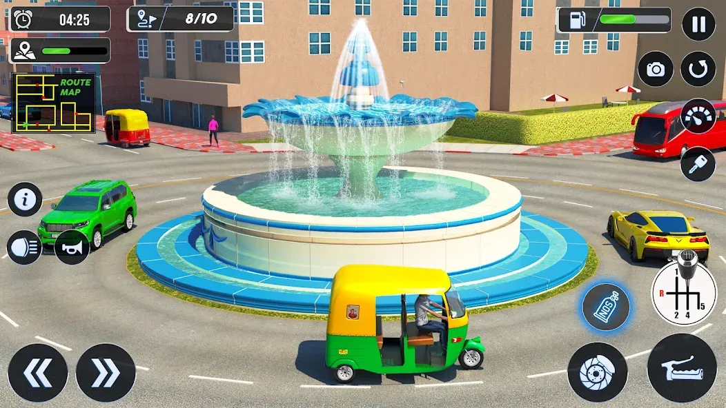 Скачать Tuk Tuk Auto Driving Games 3D взлом на бесконечные деньги + мод меню screen 5