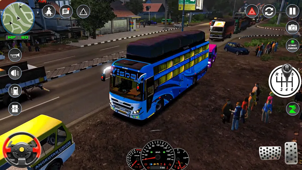 Скачать City Bus Driving: Bus Games 3D взлом на бесконечные деньги + мод меню screen 1