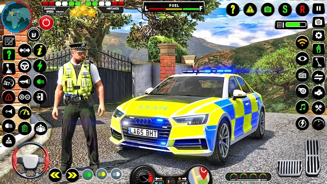 Скачать NYPD Police Car Parking Game взлом на бесконечные деньги + мод меню screen 1