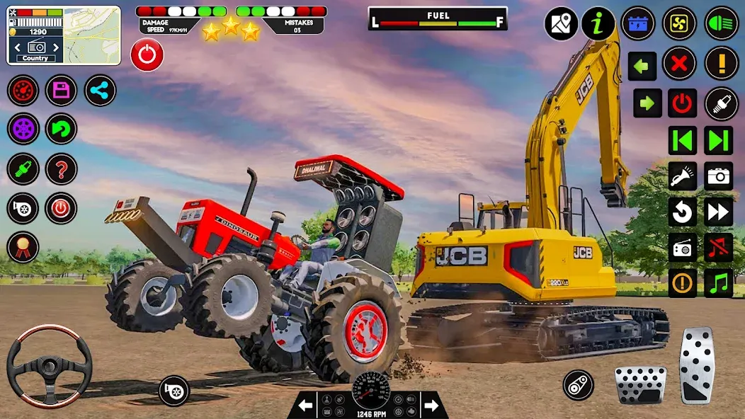 Скачать Tractor Driving — Tractor Game взлом на бесконечные деньги + мод меню screen 2