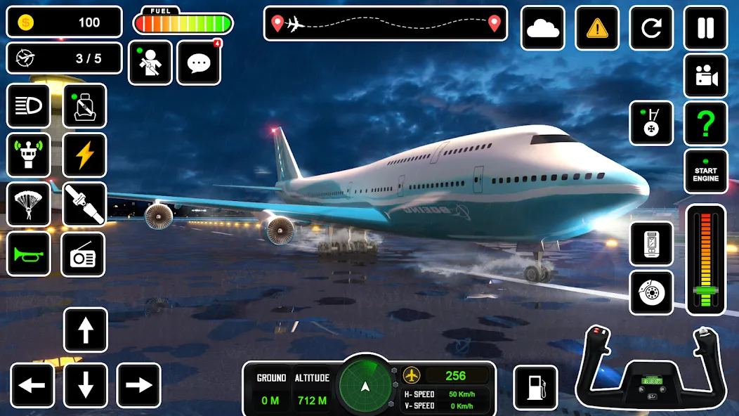 Скачать Pilot Simulator: Airplane Game взлом на бесконечные деньги + мод меню screen 3