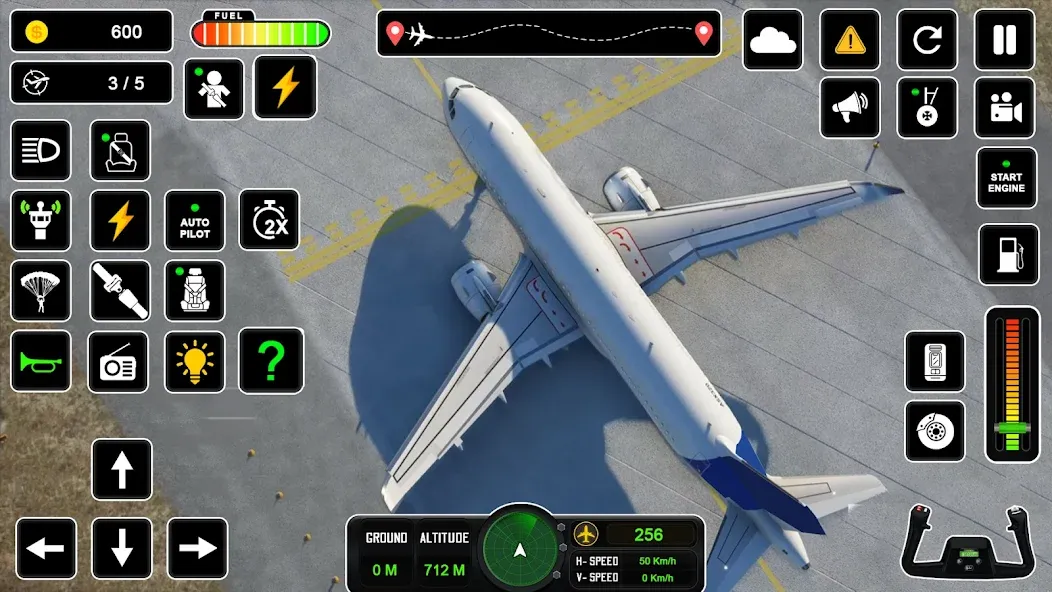 Скачать Pilot Simulator: Airplane Game взлом на бесконечные деньги + мод меню screen 4