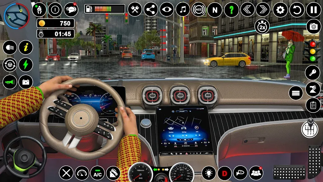 Скачать Russian Taxi Driving Simulator взлом на бесконечные деньги + мод меню screen 1