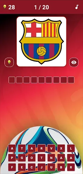 Скачать Guess the Soccer Logo Quiz взлом на бесконечные деньги + мод меню screen 3