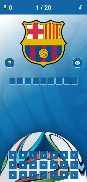 Скачать Soccer Clubs Logo Quiz взлом на бесконечные деньги + мод меню screen 1