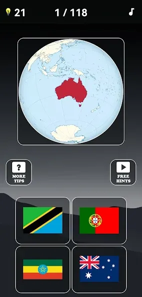 Скачать Guess the World Map Quiz взлом на бесконечные деньги + мод меню screen 4