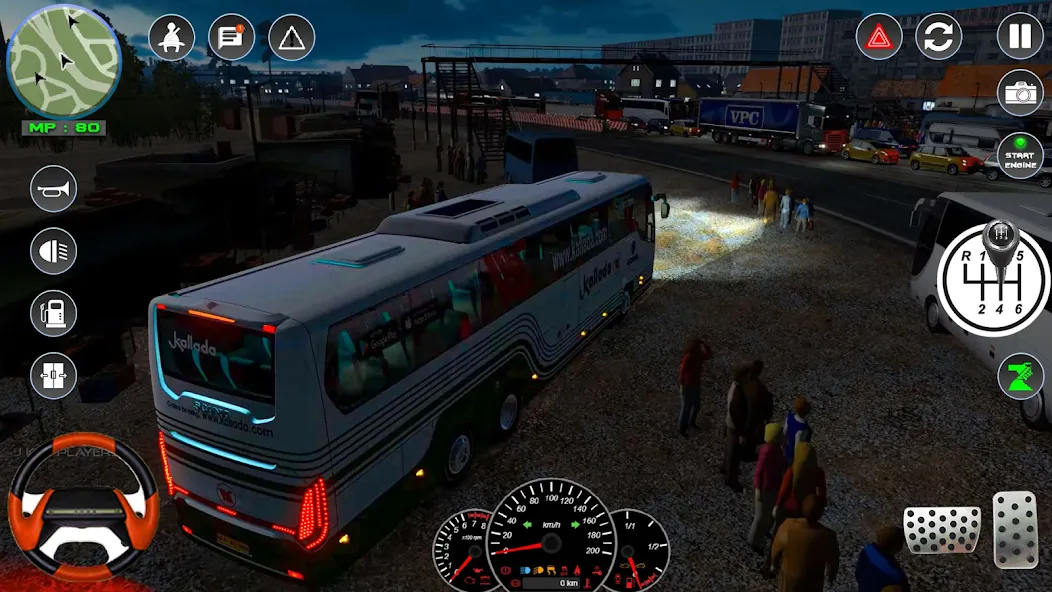 Скачать Bus Simulator 2023 — City Bus взлом на бесконечные деньги + мод меню screen 1