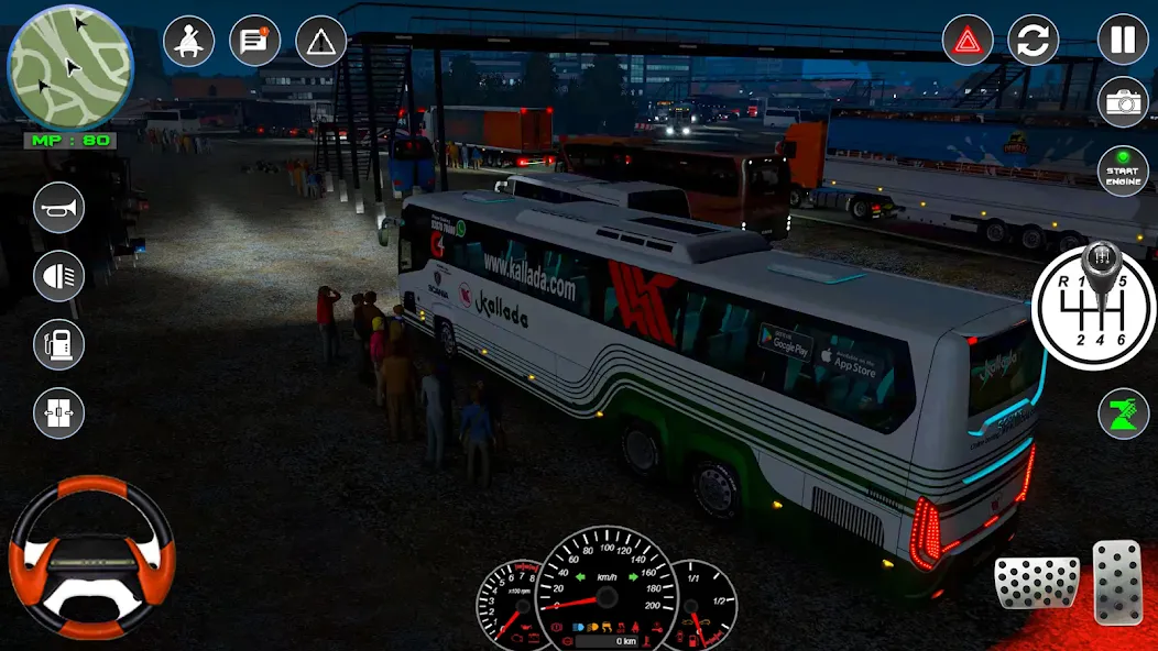 Скачать Bus Simulator 2023 — City Bus взлом на бесконечные деньги + мод меню screen 2