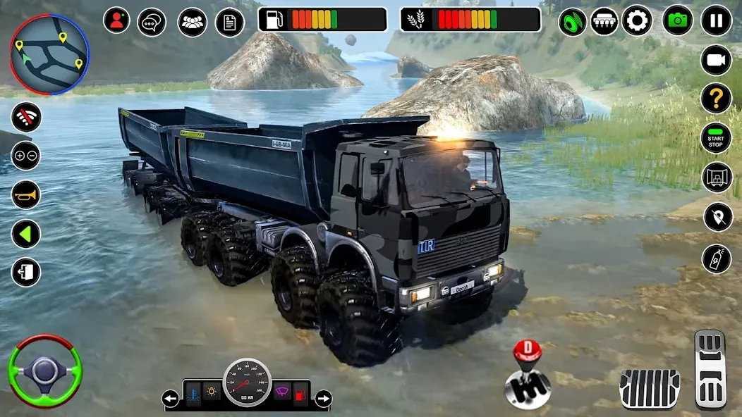 Скачать Offroad Mud Truck Simulator 3D взлом на бесконечные деньги + мод меню screen 2