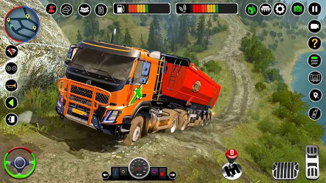 Скачать Offroad Mud Truck Simulator 3D взлом на бесконечные деньги + мод меню screen 3