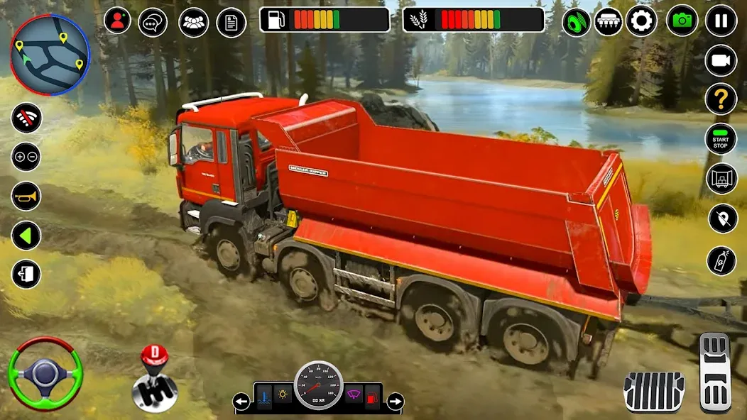 Скачать Offroad Mud Truck Simulator 3D взлом на бесконечные деньги + мод меню screen 4