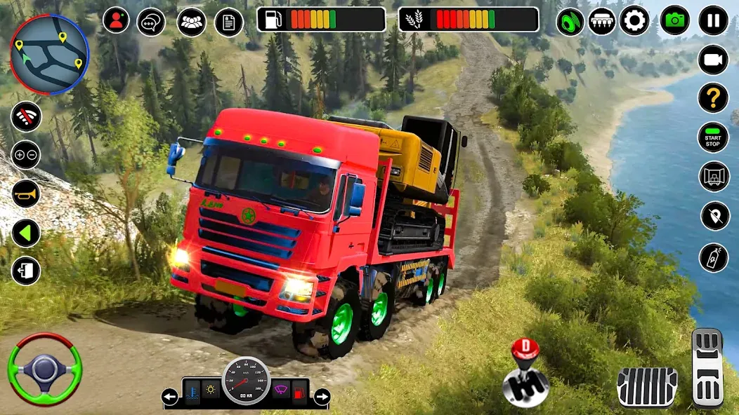 Скачать Offroad Mud Truck Simulator 3D взлом на бесконечные деньги + мод меню screen 5