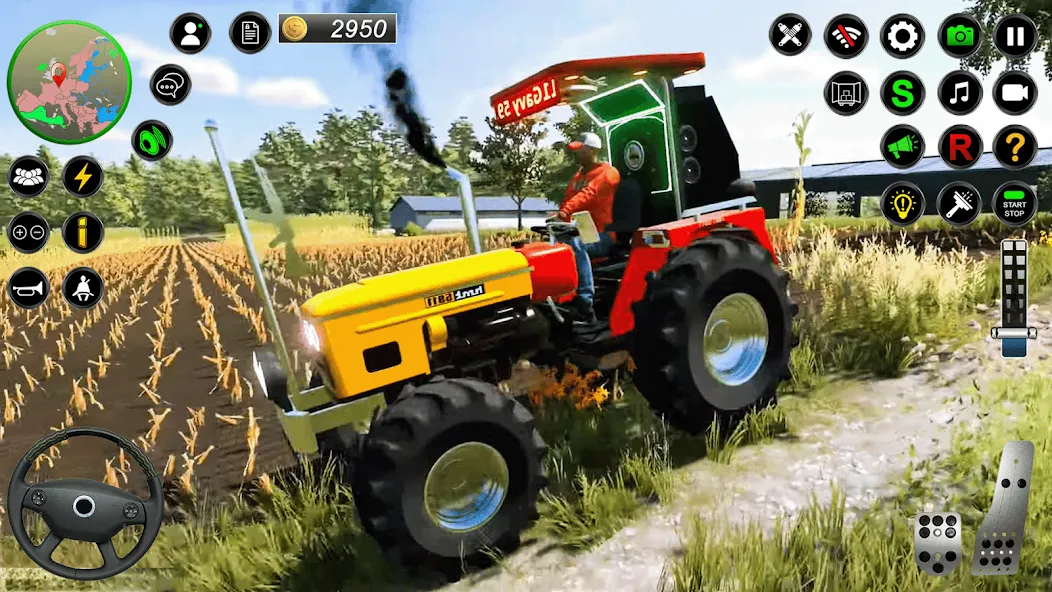 Скачать Real Farmer Tractor Drive Game взлом на бесконечные деньги + мод меню screen 3