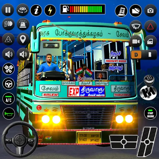 Скачать Real Passenger Bus Driving Sim взлом на бесконечные деньги + мод меню screen 1