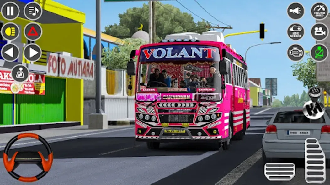 Скачать Real Passenger Bus Driving Sim взлом на бесконечные деньги + мод меню screen 3