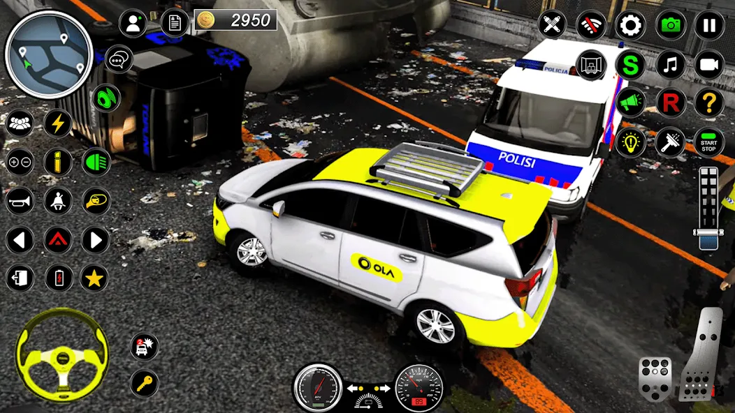 Скачать City Taxi Games Taxi Simulator (Русские такси игры на автомобилях) взлом на бесконечные деньги + мод меню screen 2