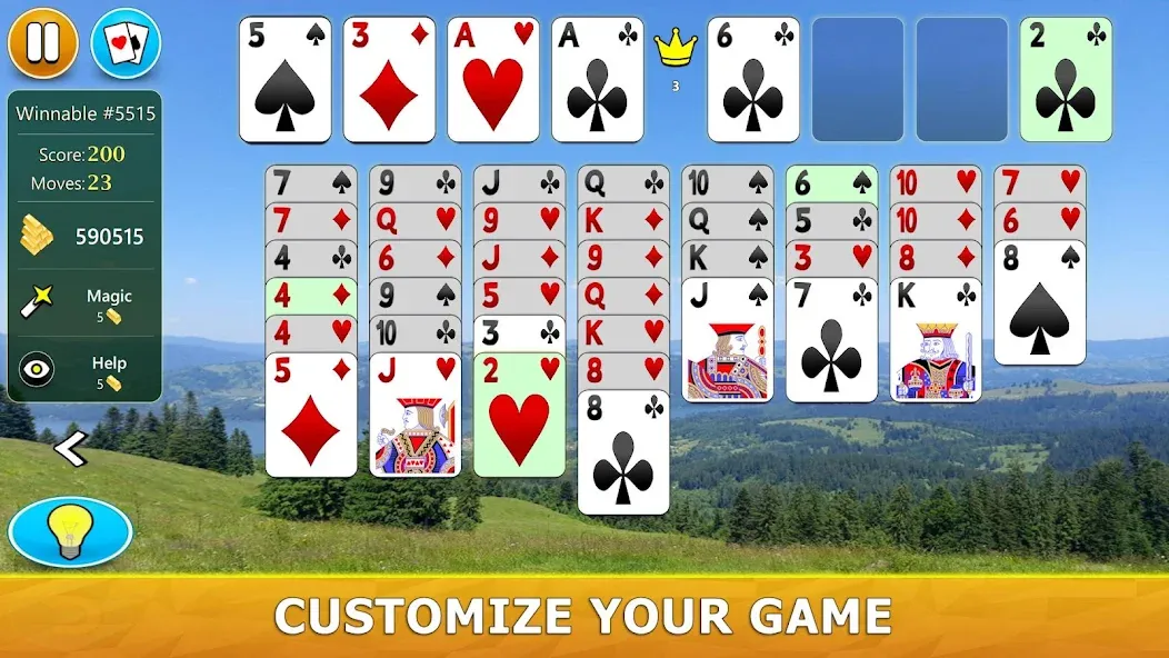 Скачать FreeCell Solitaire — Card Game взлом на бесконечные деньги + мод меню screen 4