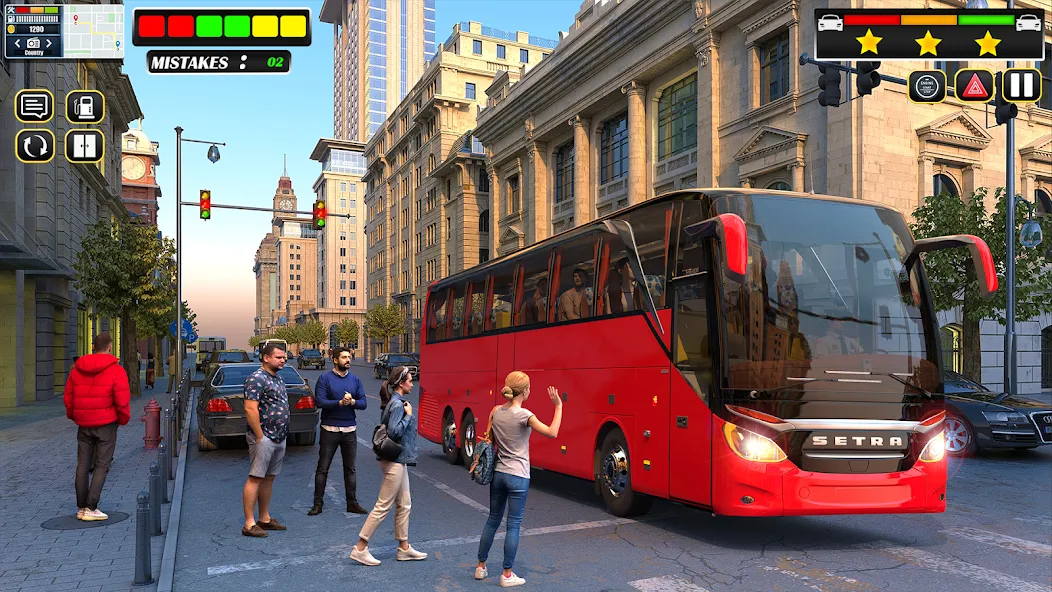 Скачать City Bus Simulator Bus Games (Сити Бас Симулятор Бас Игры) взлом на бесконечные деньги + мод меню screen 1