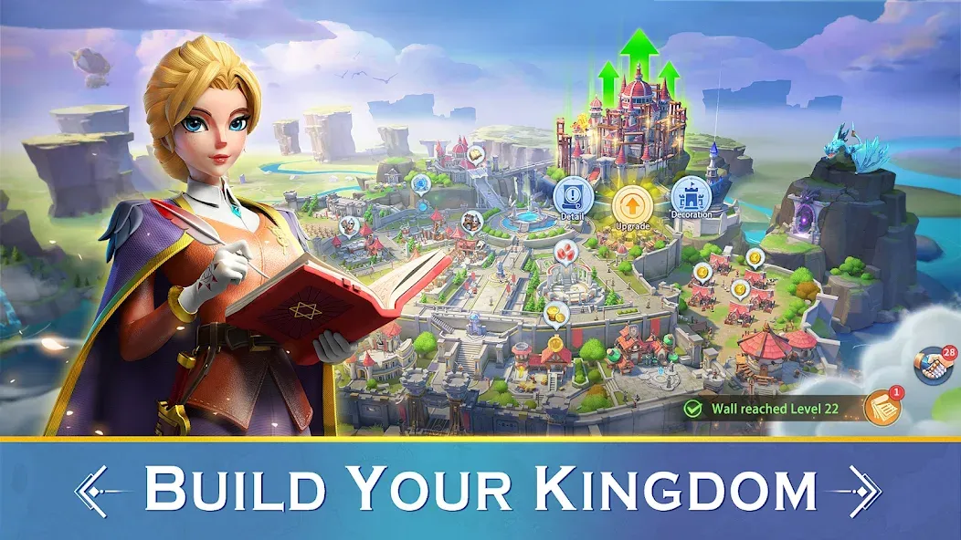 Скачать Infinity Kingdom (Инфинити Кингдом) взлом на бесконечные деньги + мод меню screen 2