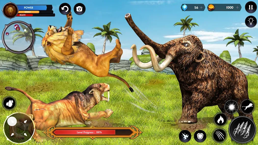 Скачать Lion Simulator Wild Lion Games взлом на бесконечные деньги + мод меню screen 5