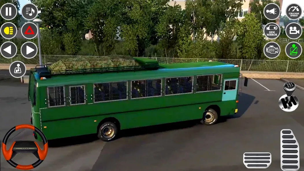 Скачать US Military Coach Simulator 3D взлом на бесконечные деньги + мод меню screen 4