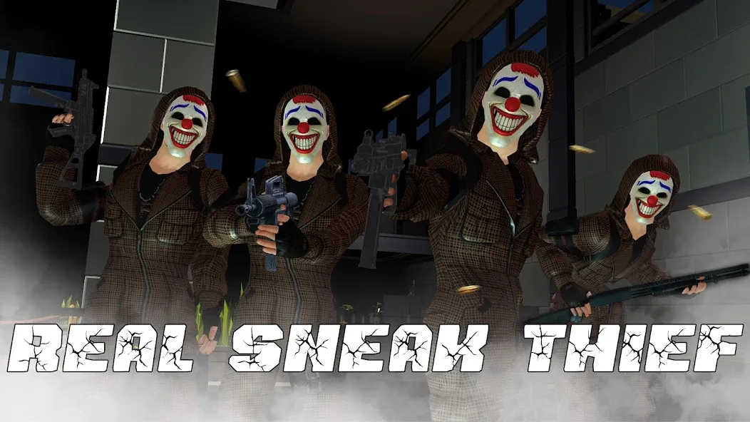 Скачать Real Sneak Thief Simulator 3D взлом на бесконечные деньги + мод меню screen 4