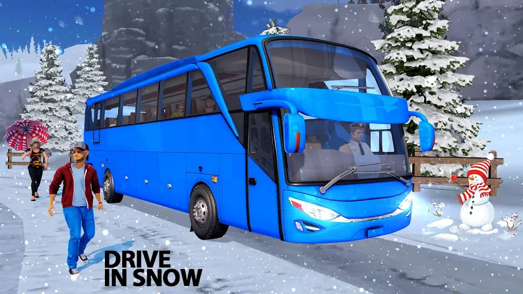 Скачать Modern Bus Simulator: Bus Game взлом на бесконечные деньги + мод меню screen 2