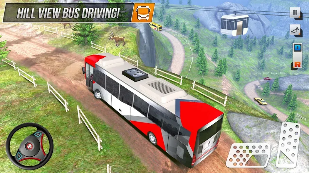 Скачать Modern Bus Simulator: Bus Game взлом на бесконечные деньги + мод меню screen 5