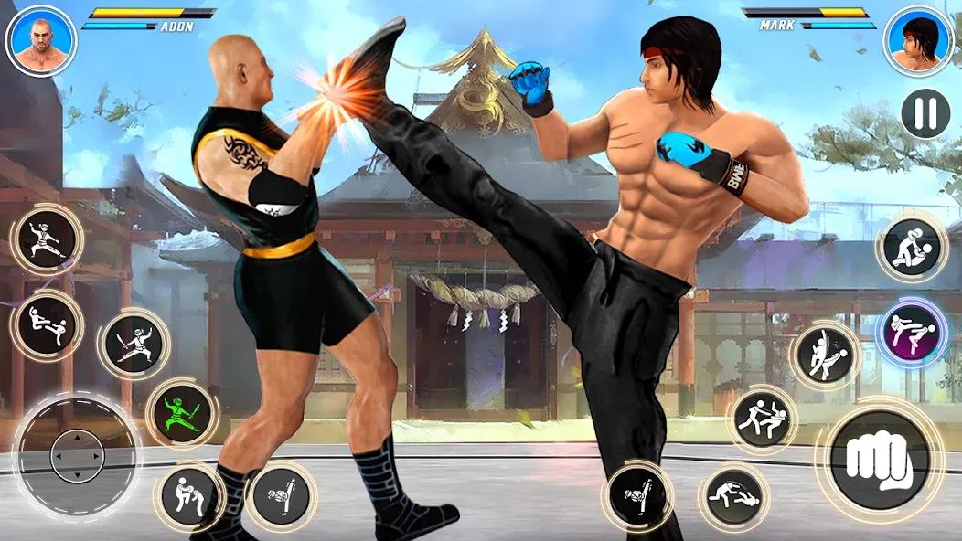 Скачать Kung Fu karate: Fighting Games взлом на бесконечные деньги + мод меню screen 3