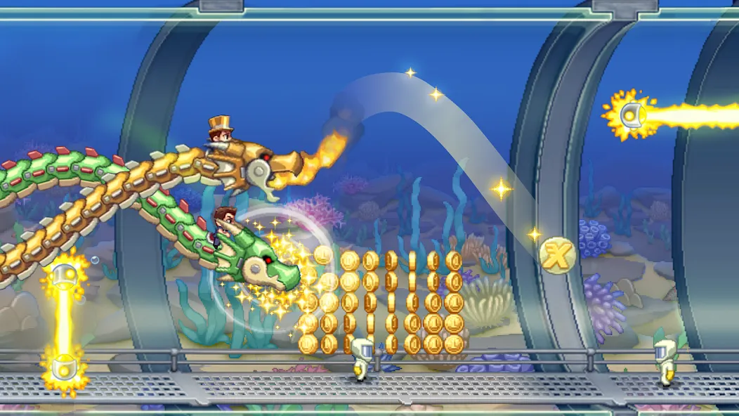 Скачать Jetpack Joyride (Джетпак Джойрайд) взлом на бесконечные деньги + мод меню screen 1