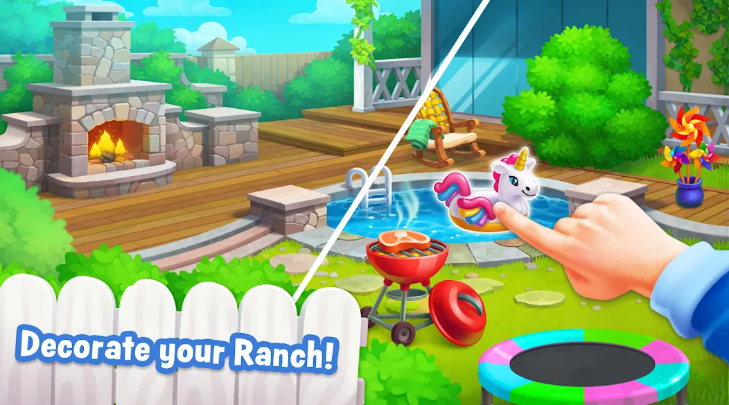 Скачать Ranch Adventures: Amazing Matc взлом на бесконечные деньги + мод меню screen 1