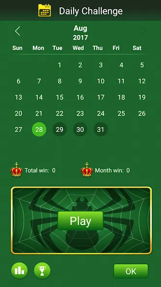 Скачать Spider Solitaire взлом на бесконечные деньги + мод меню screen 2