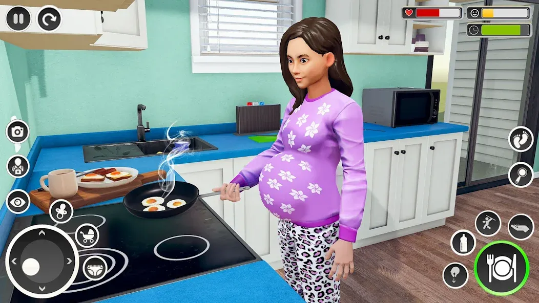 Скачать Pregnant Mom Simulator Games взлом на бесконечные деньги + мод меню screen 1