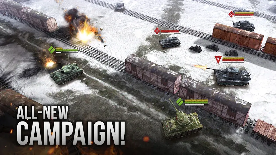 Скачать Armor Age: WW2 tank strategy (Армор Эйдж) взлом на бесконечные деньги + мод меню screen 1