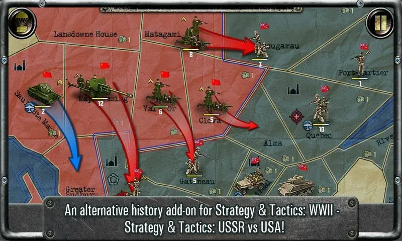 Скачать Strategy & Tactics－USSR vs USA взлом на бесконечные деньги + мод меню screen 1