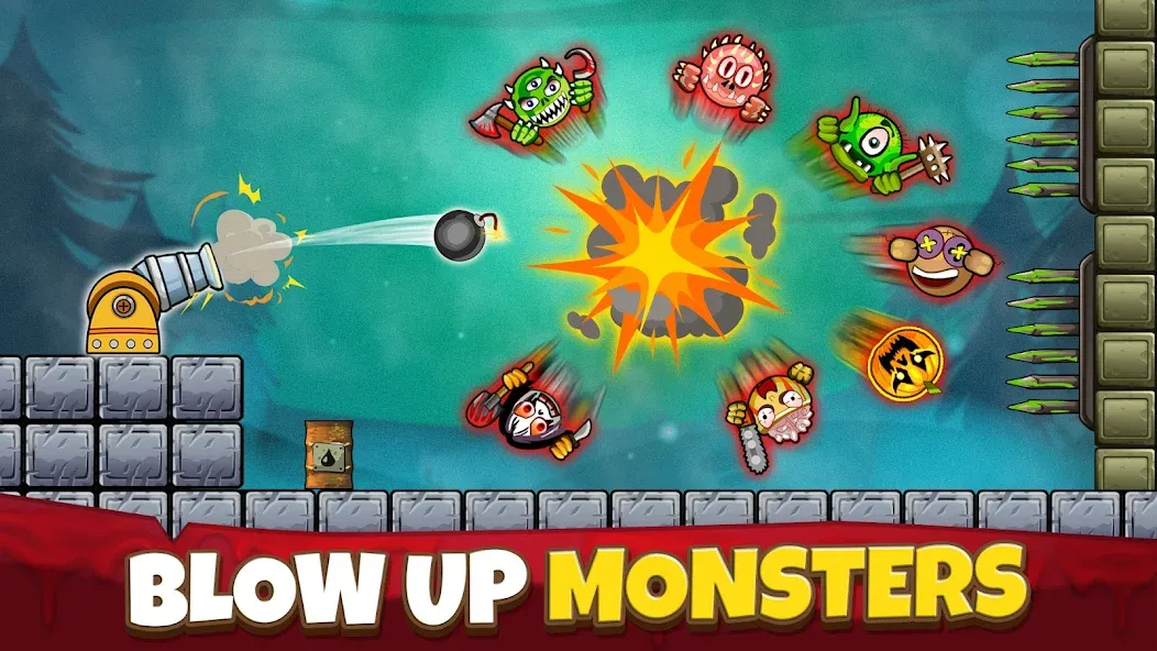 Скачать Crush the Monsters：Foul Puzzle взлом на бесконечные деньги + мод меню screen 1