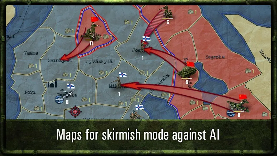 Скачать Strategy & Tactics: WW2 взлом на бесконечные деньги + мод меню screen 5