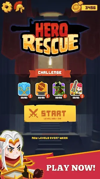 Скачать Hero Rescue (Герой Спасения) взлом на бесконечные деньги + мод меню screen 5